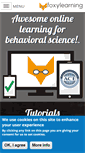 Mobile Screenshot of foxylearning.com