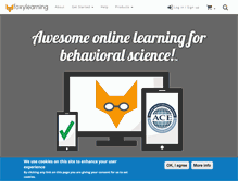 Tablet Screenshot of foxylearning.com